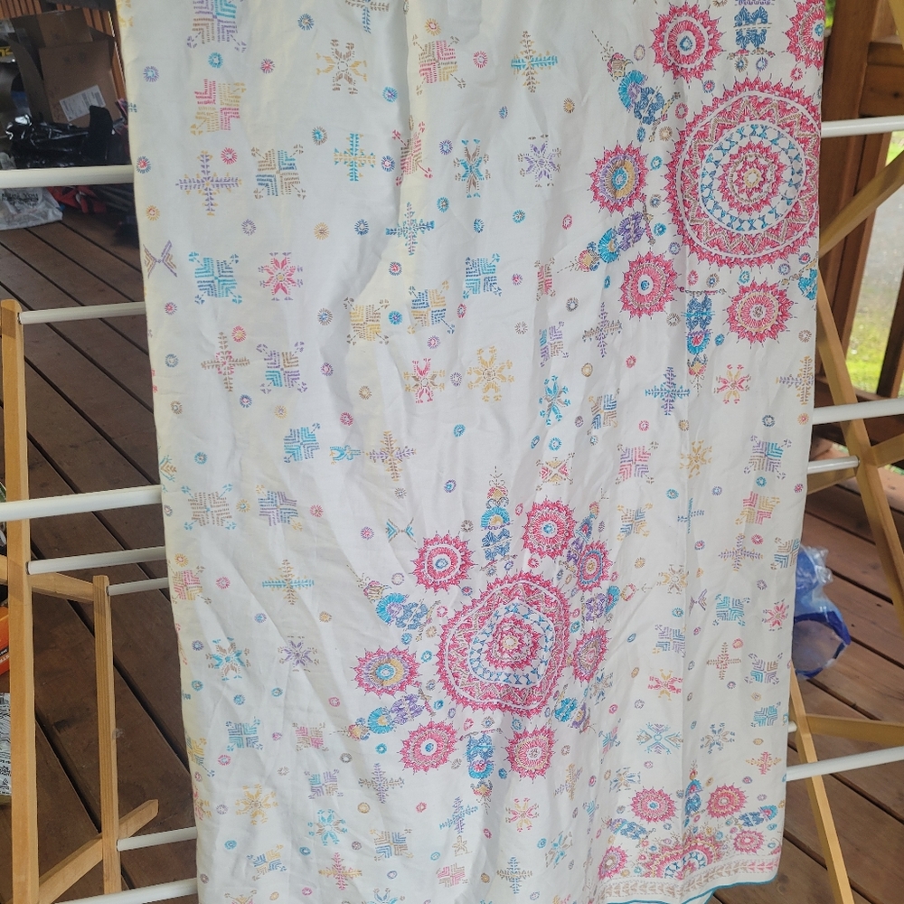 EUC Peruvian Connection Women's Size 12 White Skirt. - Picture 8 of 10